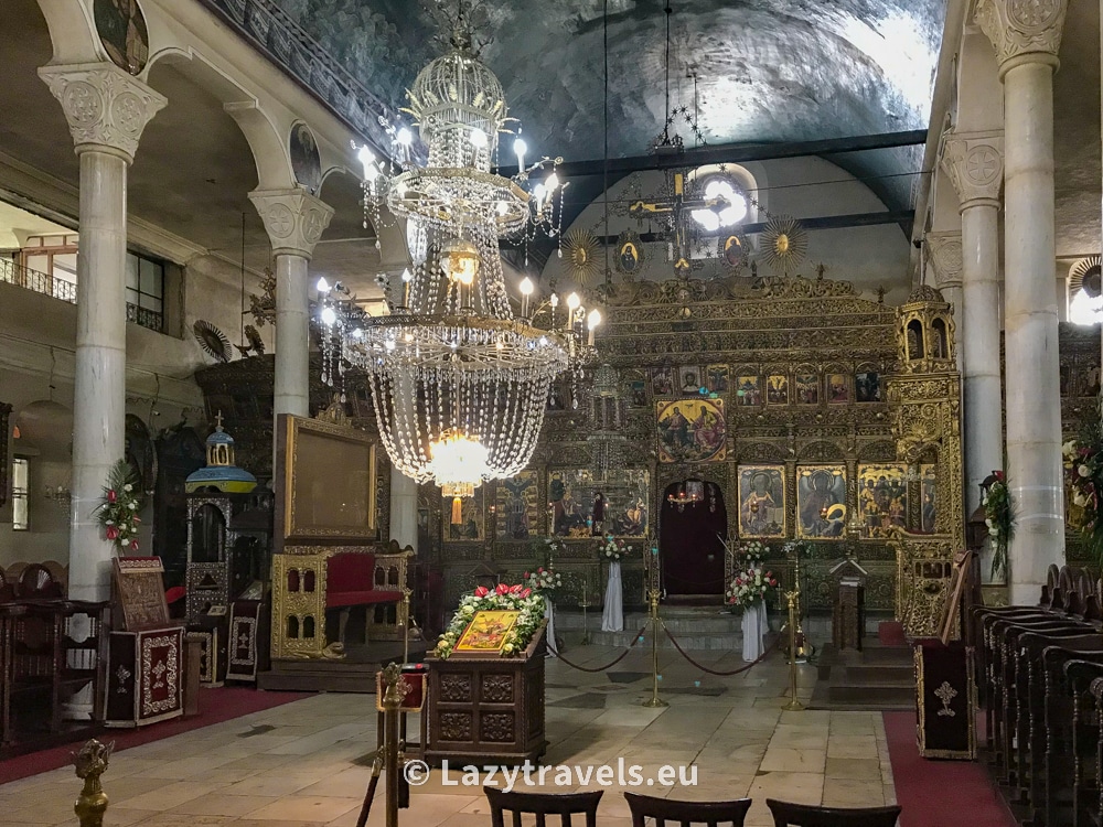 The interior of Saint Dymitr's Church