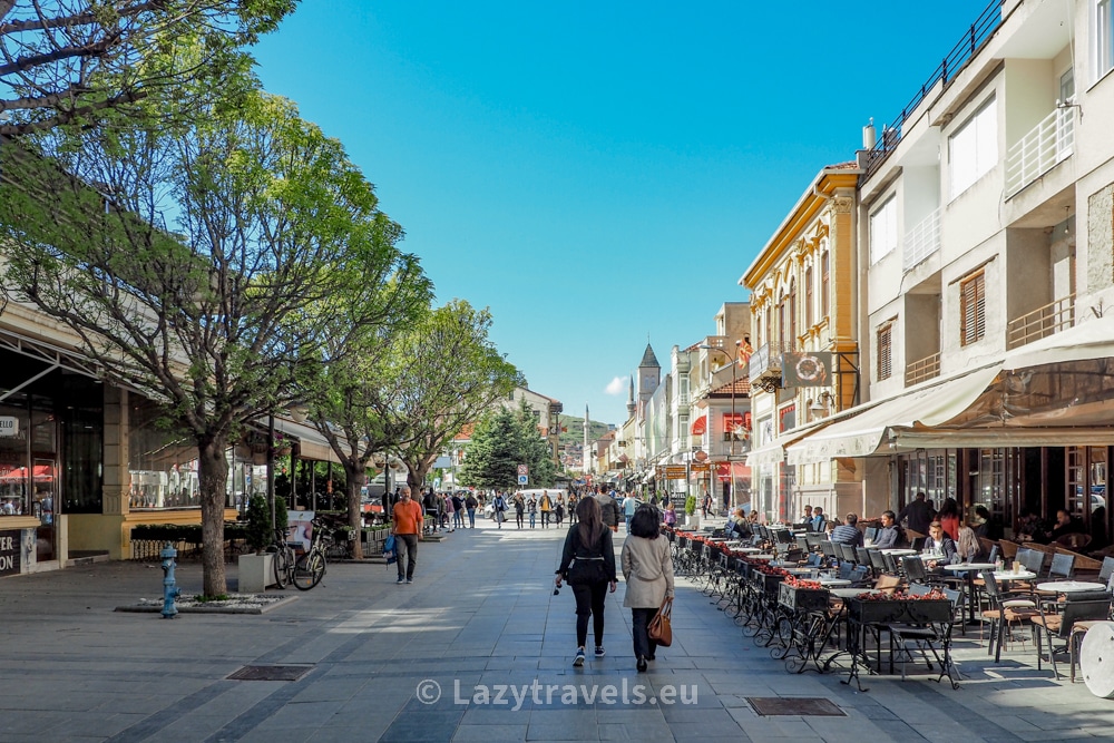 Shirok Sokak Street - the main pedestrian street of Bitola