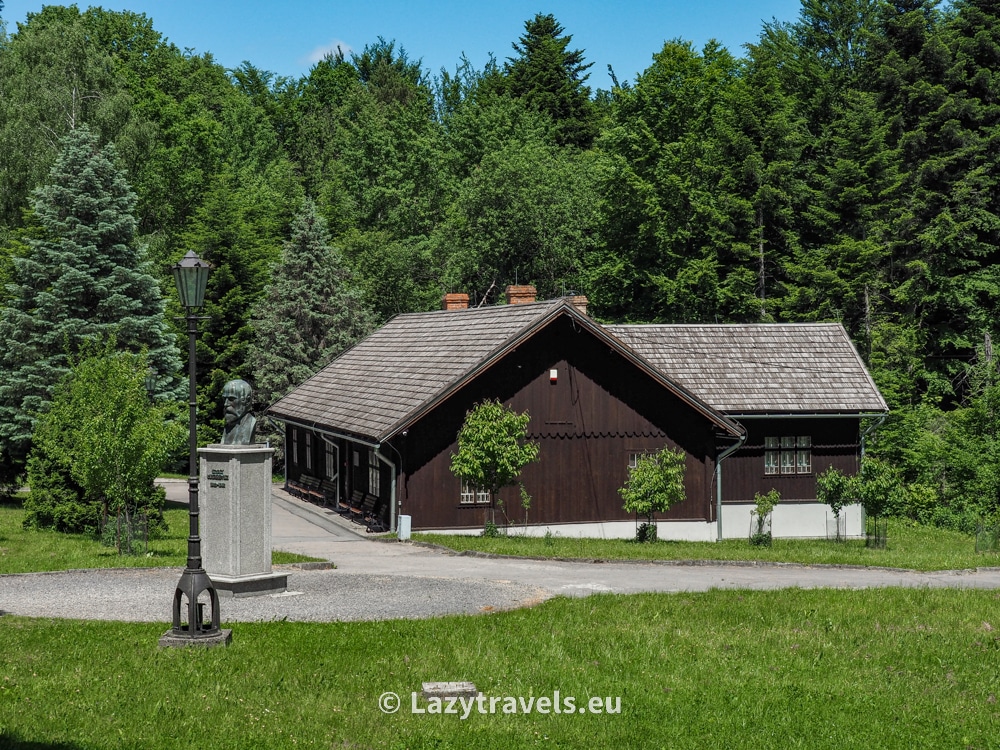 Łukasiewicz's house. The former administration building, which today houses museum exhibitions