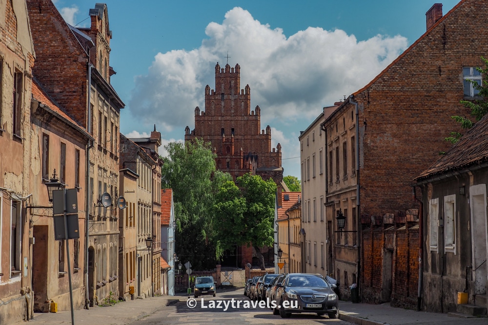 Dominikańska Street and the church of St. Saint Peter and Paul