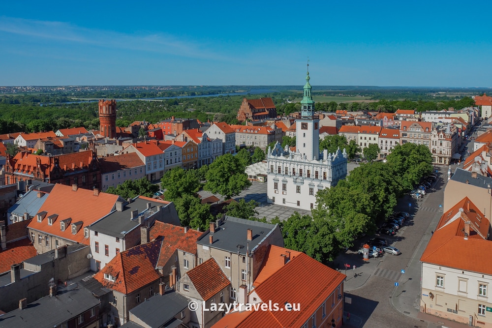 View of the Market Square in Chełmno