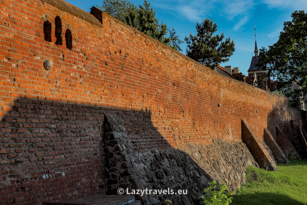 The vast majority of the city walls in Chełmno have survived to this day