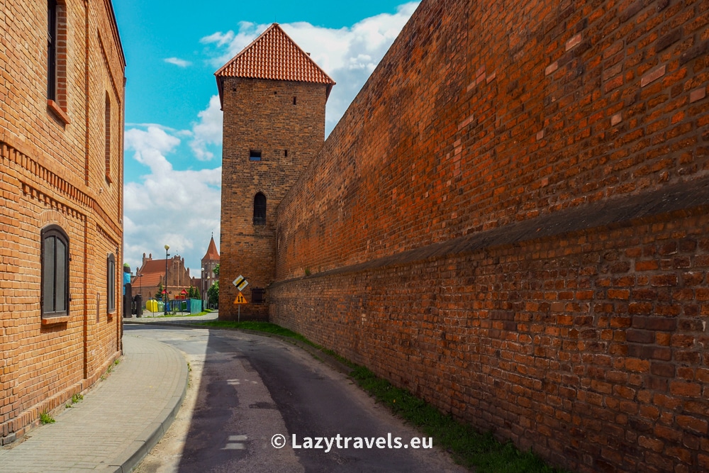 Chełmno's city walls and towers have been fortunately preserved to this day