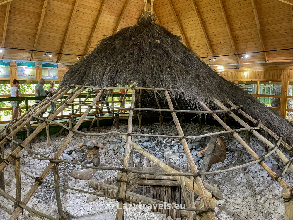 Reconstruction of a Neolithic flint mine