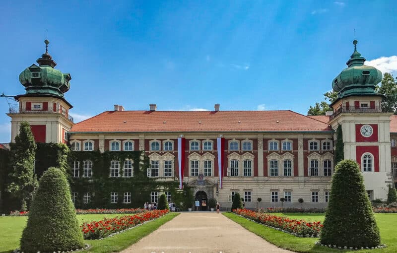 The castle in Łańcut is basically a palace, and the name refers to its former defensive function