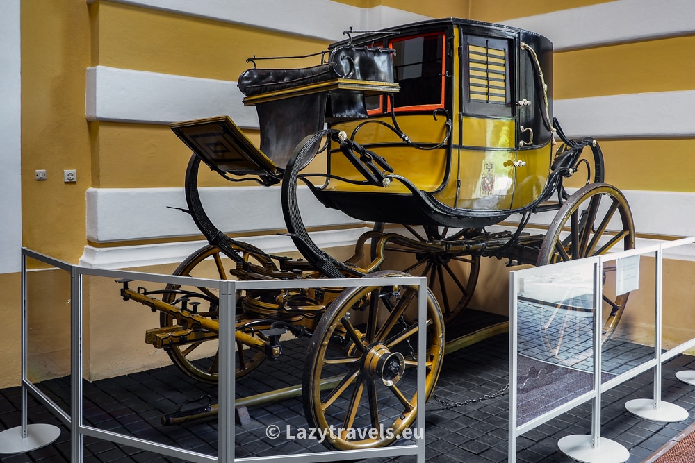 The carriage in which Fryderyk Chopin rode to the concert