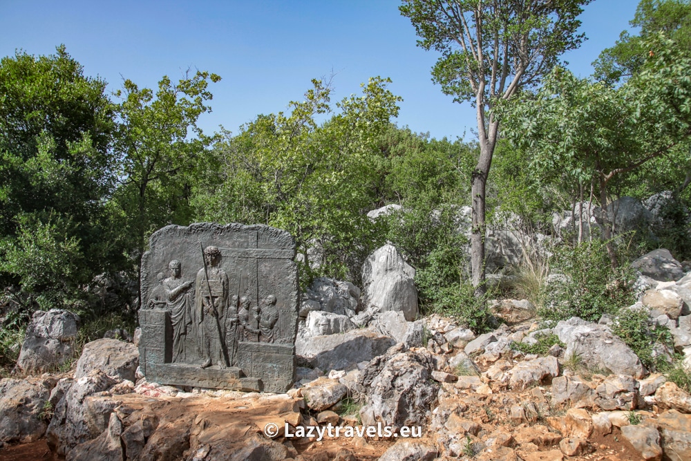 Stations of the Cross on the Apparition Hill in Medjugorie