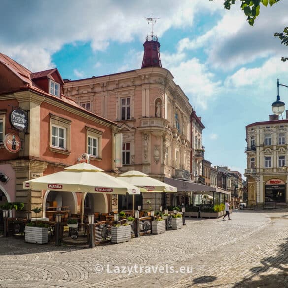 Tenement houses on the Market Square in Przemyśl