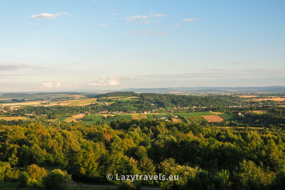 Panorama from the Tatar Mound in Przemyśl