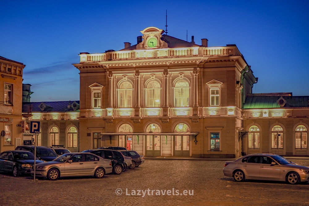 The building of the railway station in Przemyśl