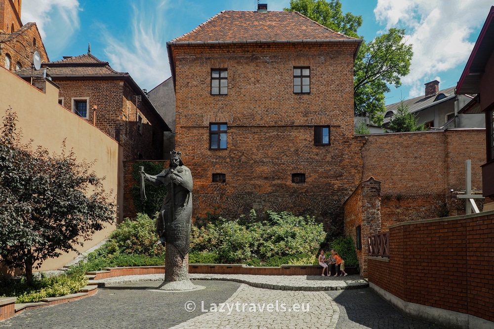 Monument to King Władysław Łokietek in Tarnów