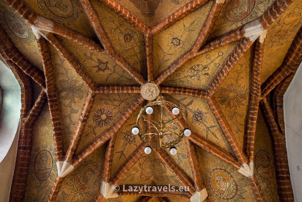 Beautiful vault in the cathedral in Tarnów