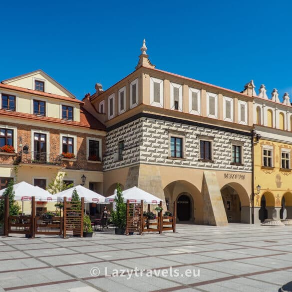Tenement houses on the Market Square in Tarnów