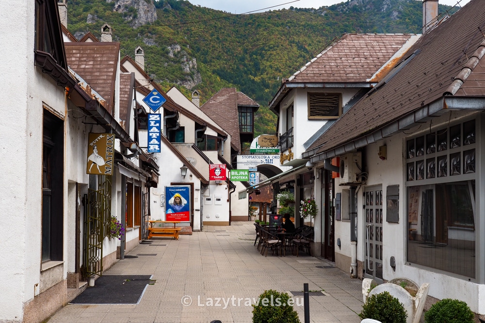 Traditional houses in the old part of Travnik