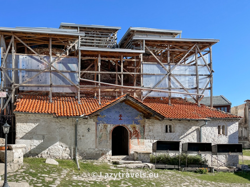 The Treskavec Monastery is currently under renovation