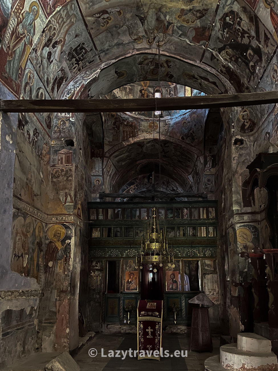Interior of the Treskavec Monastery