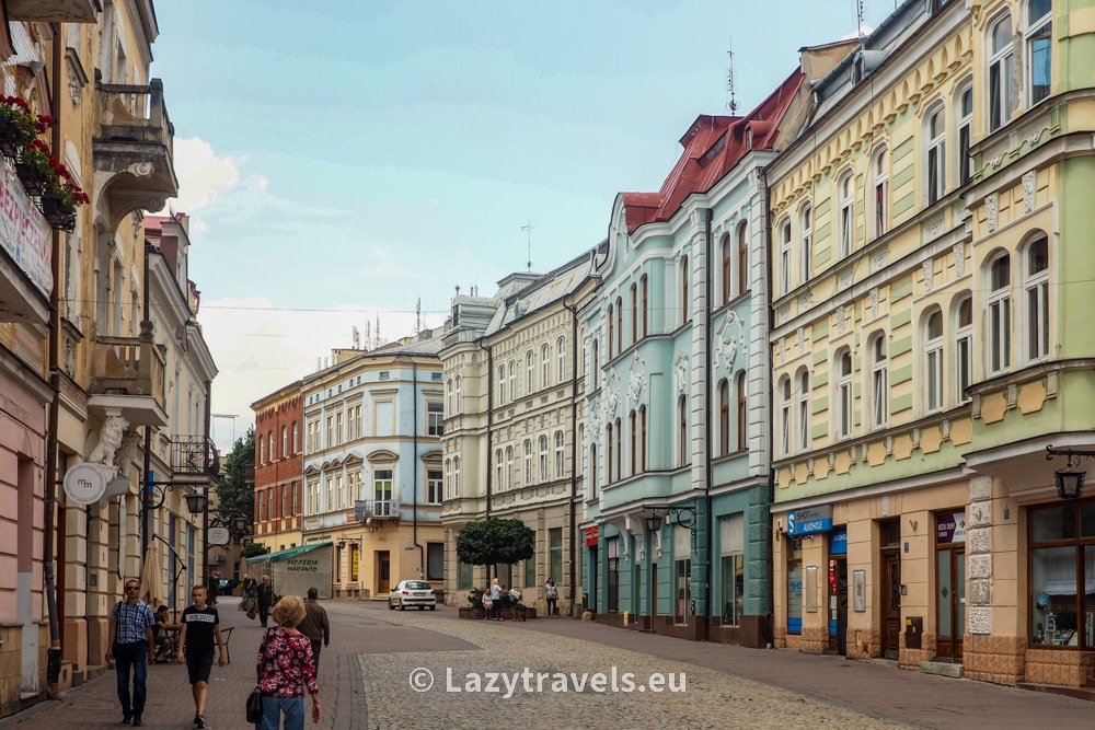 Wałowa Street is one of the most beautiful streets in Tarnów