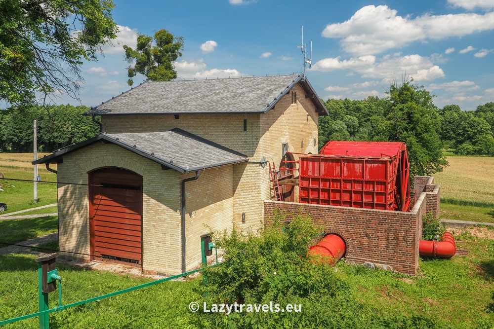 The engine room powering one of the slipways of the Elbląg Canal