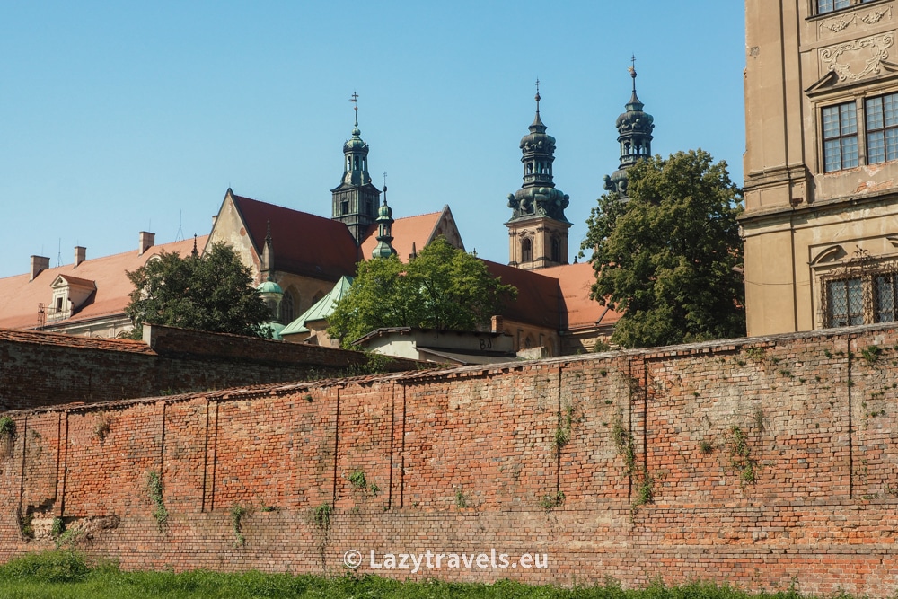 The walls of the monastery in Lubiąż