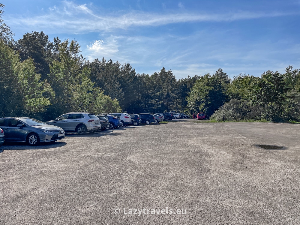 Czołpino parking lot, military unit. Yes, that is the actual name of this parking lot