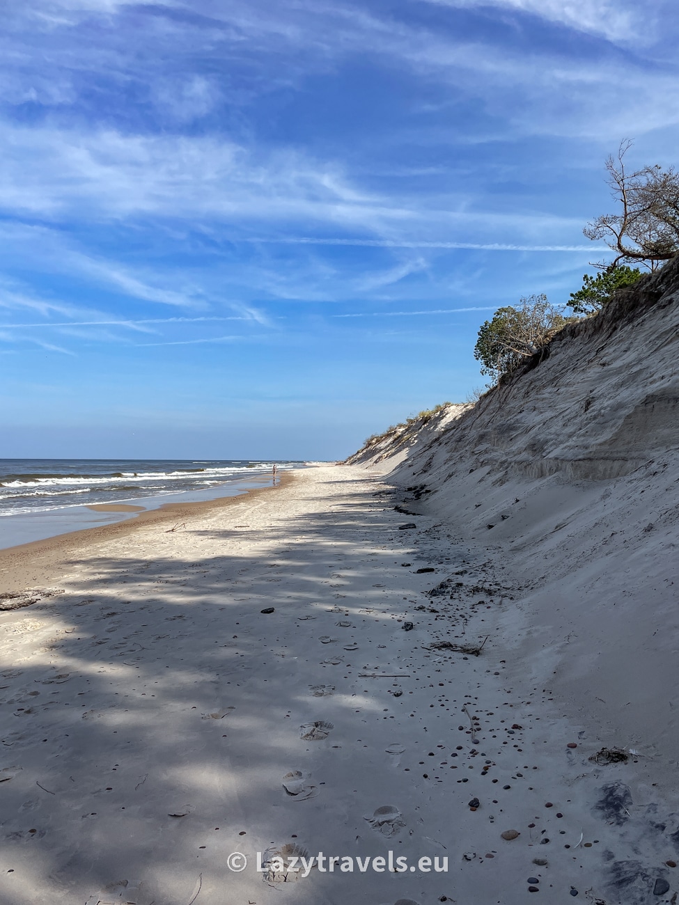 Baltic beach in the Słowiński National Park