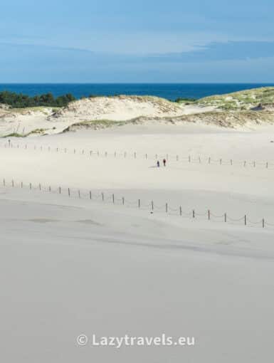 Łącka Dune (Wydma Łącka) on the Polish coast of Baltic Sea