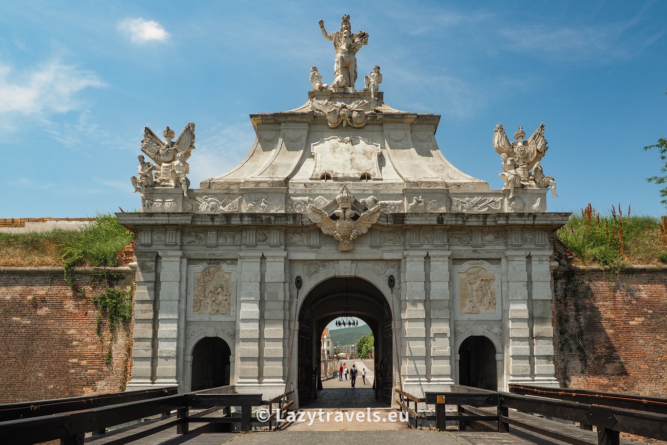 Entrance gate to the Citadel of Alba Iulia