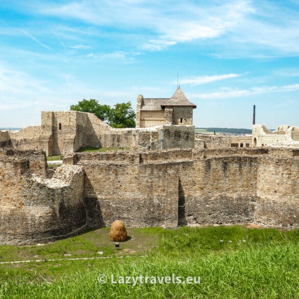 The ruins of the castle in Suceava, today it houses a museum