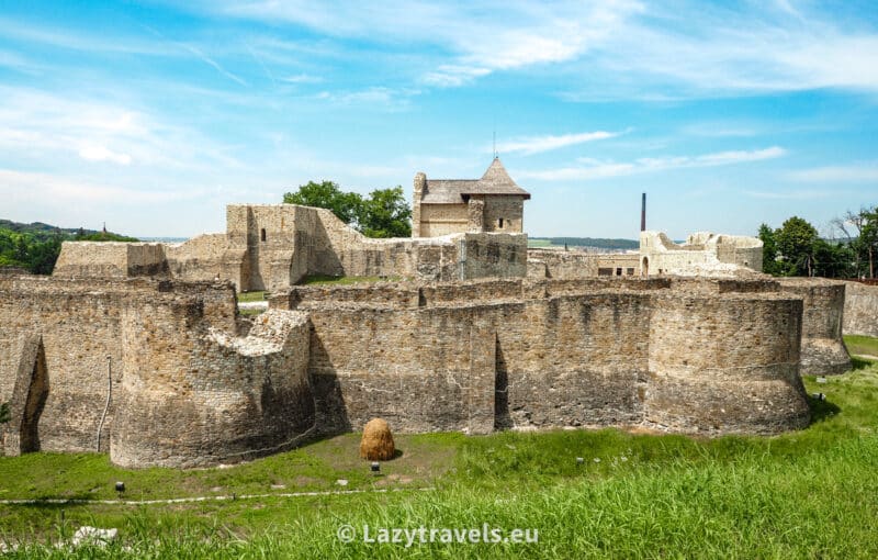 The ruins of the castle in Suceava, today it houses a museum