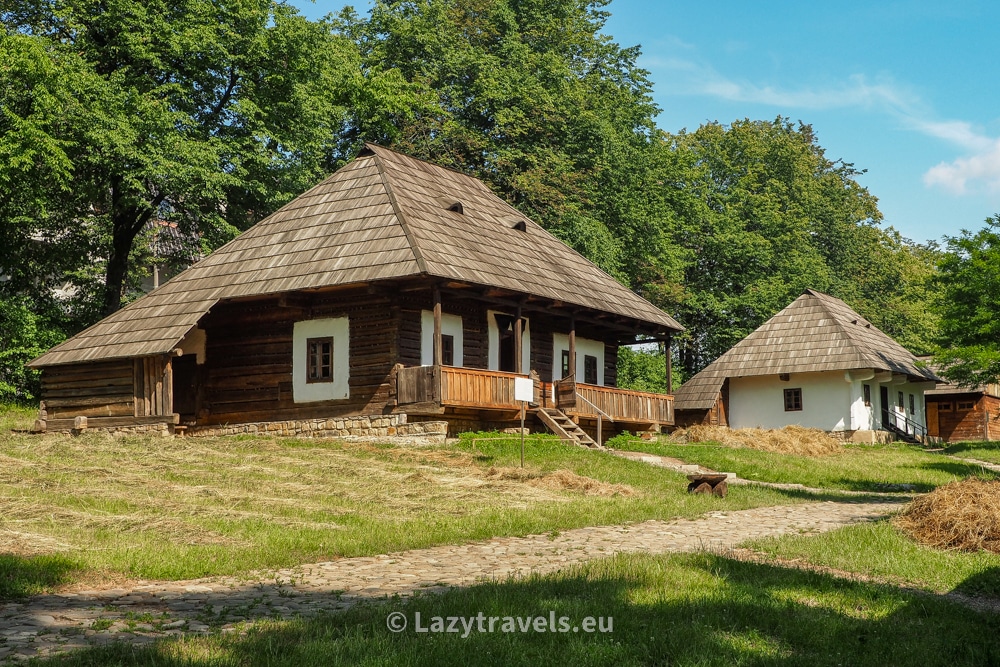 Old houses in the Bukovina Village Museum - Suceava