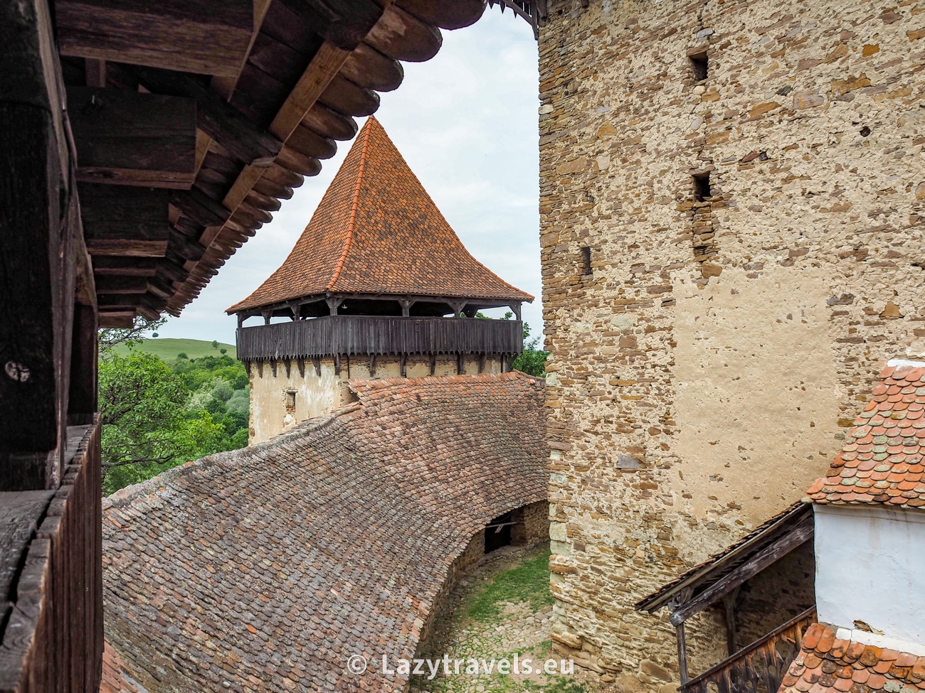 Defense walls of Viscri church