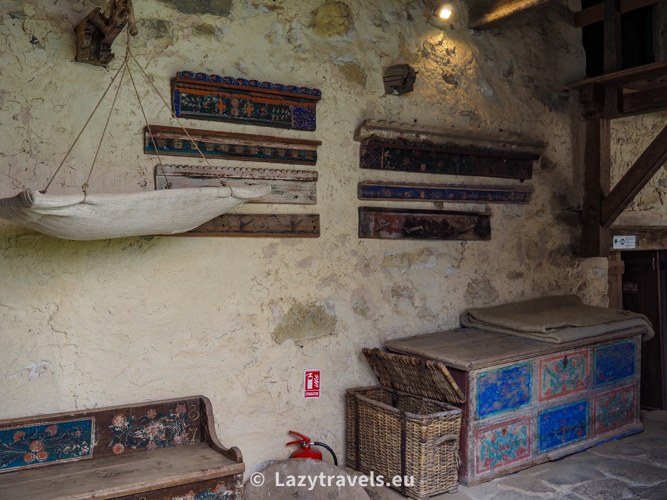 One of the exhibitions in the fortified church of Viscri