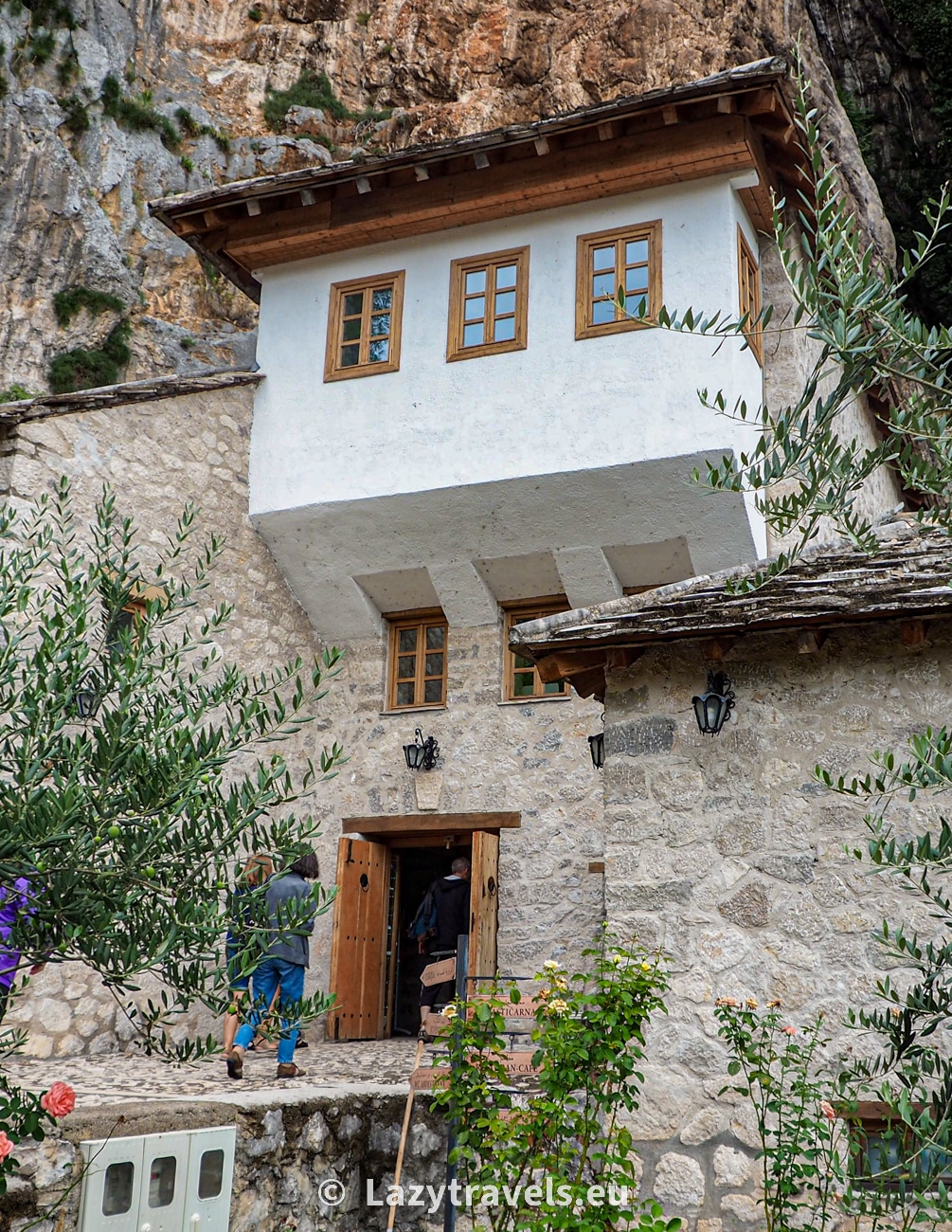 Entrance gate leading to the Dervish monastery in Blagaj Entrance gate leading to the Dervish monastery in Blagaj