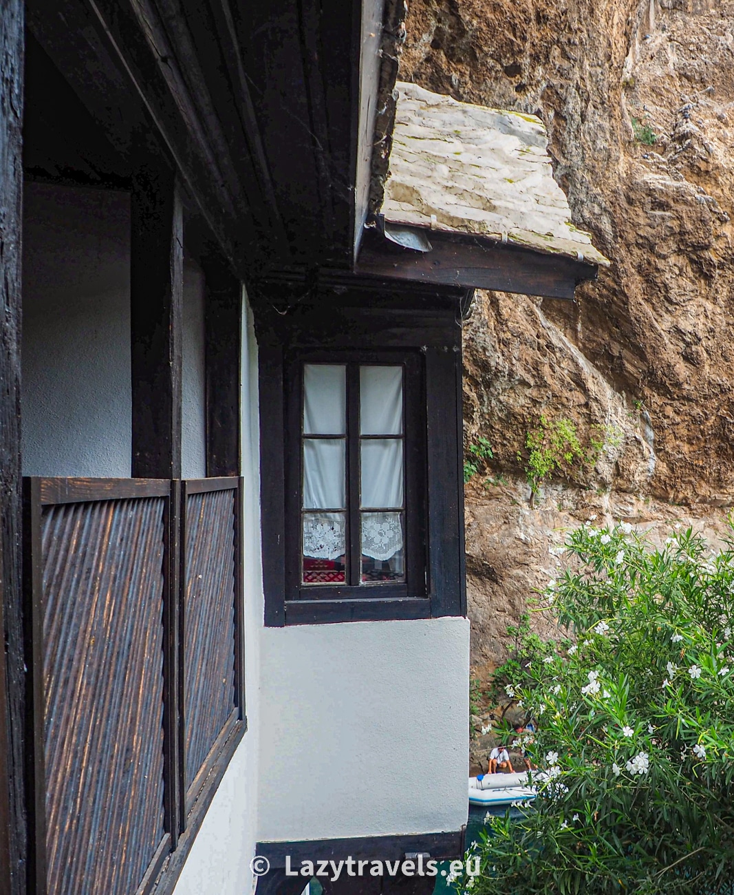 The wooden structure of the dervish monastery