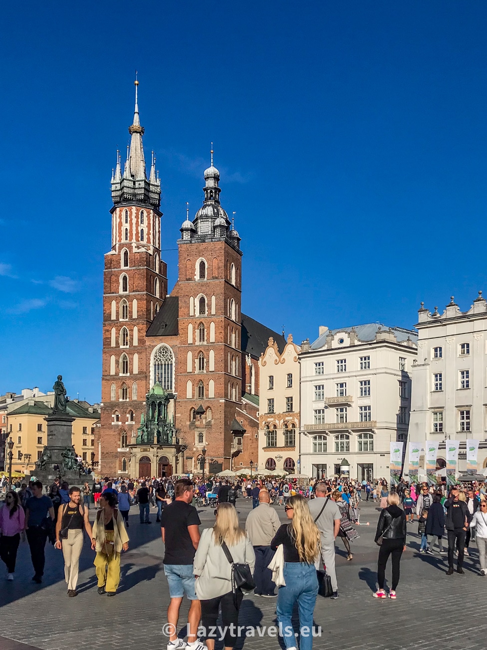 The Main Market Square in Krakow. This is where the paths of all tourists visiting the former capital of Poland cross.
