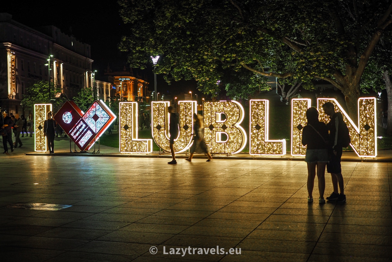 I love Lublin – how can you be in Lublin and not take a photo with such a beautiful inscription?