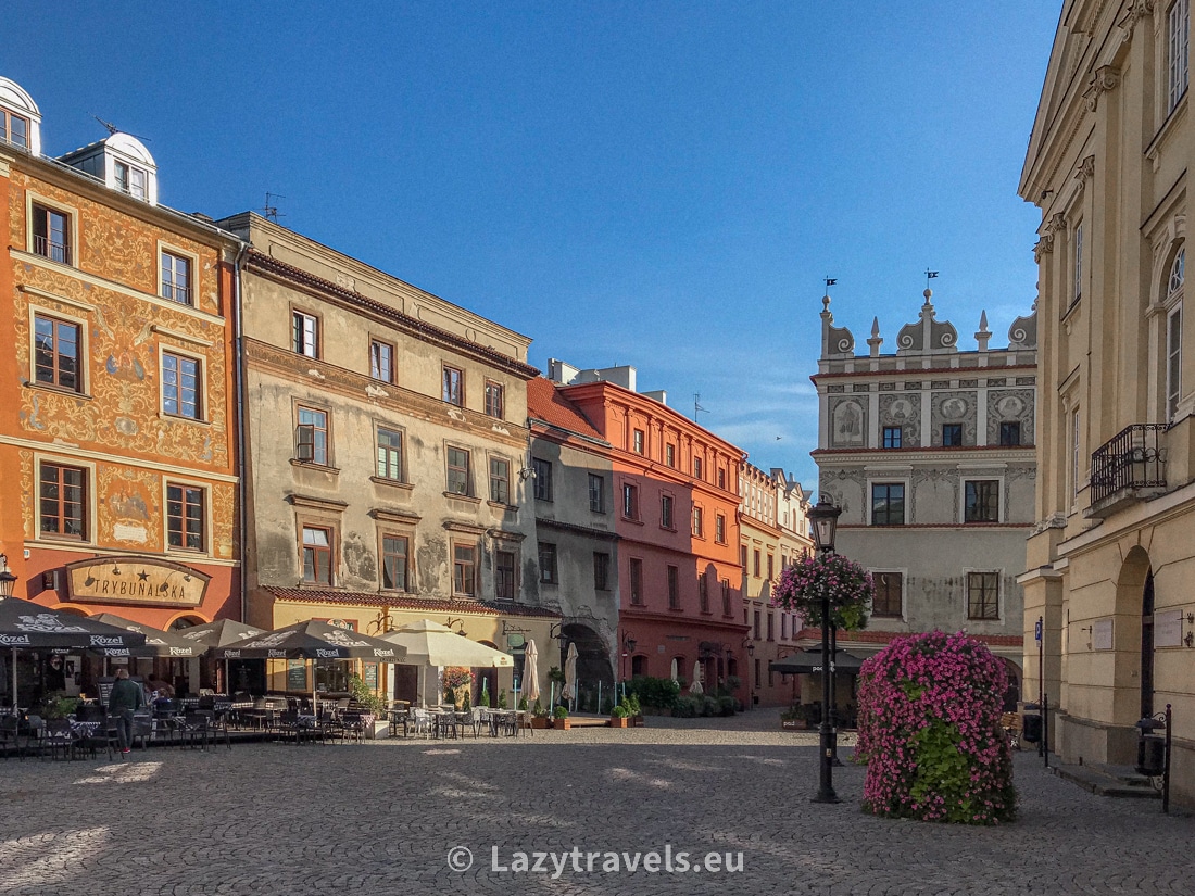 The Old Town Square in Lublin. In summer, the city is bustling with life, but early in the morning you can have it all to yourself.