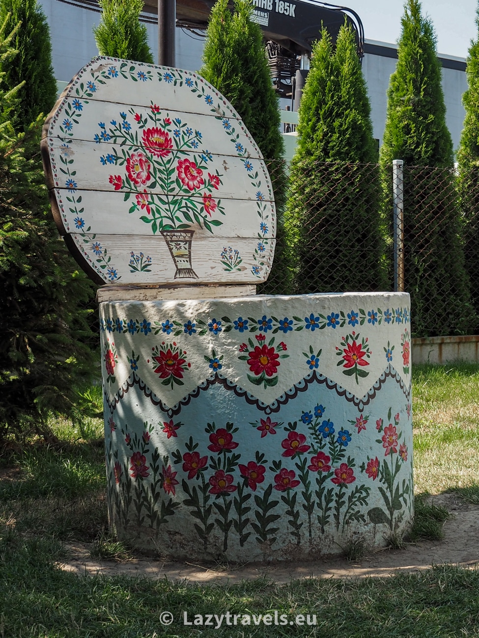 Turn a concrete well into a work of art? In Zalipie, they can ev