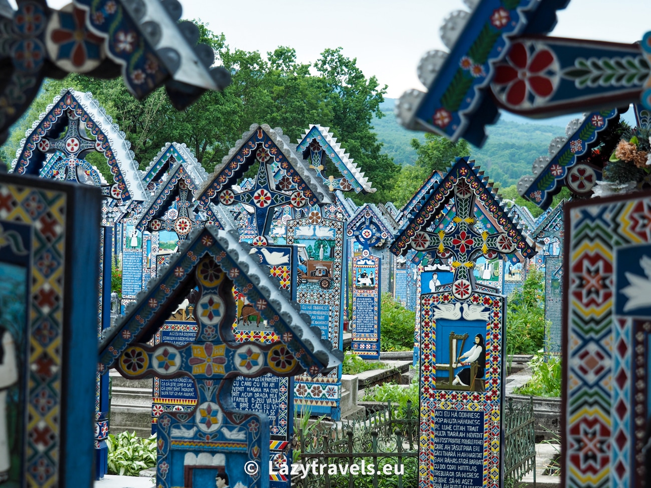 The Merry Cemetery in Săpânța, Romania