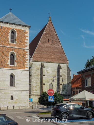 View of the collegiate church in Wiślica