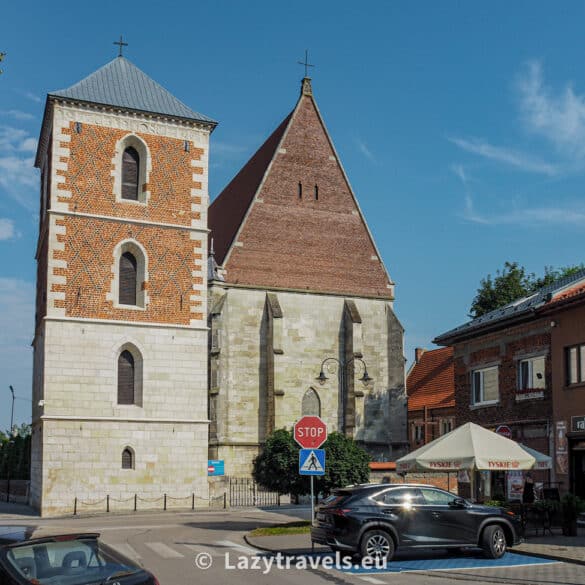 View of the collegiate church in Wiślica