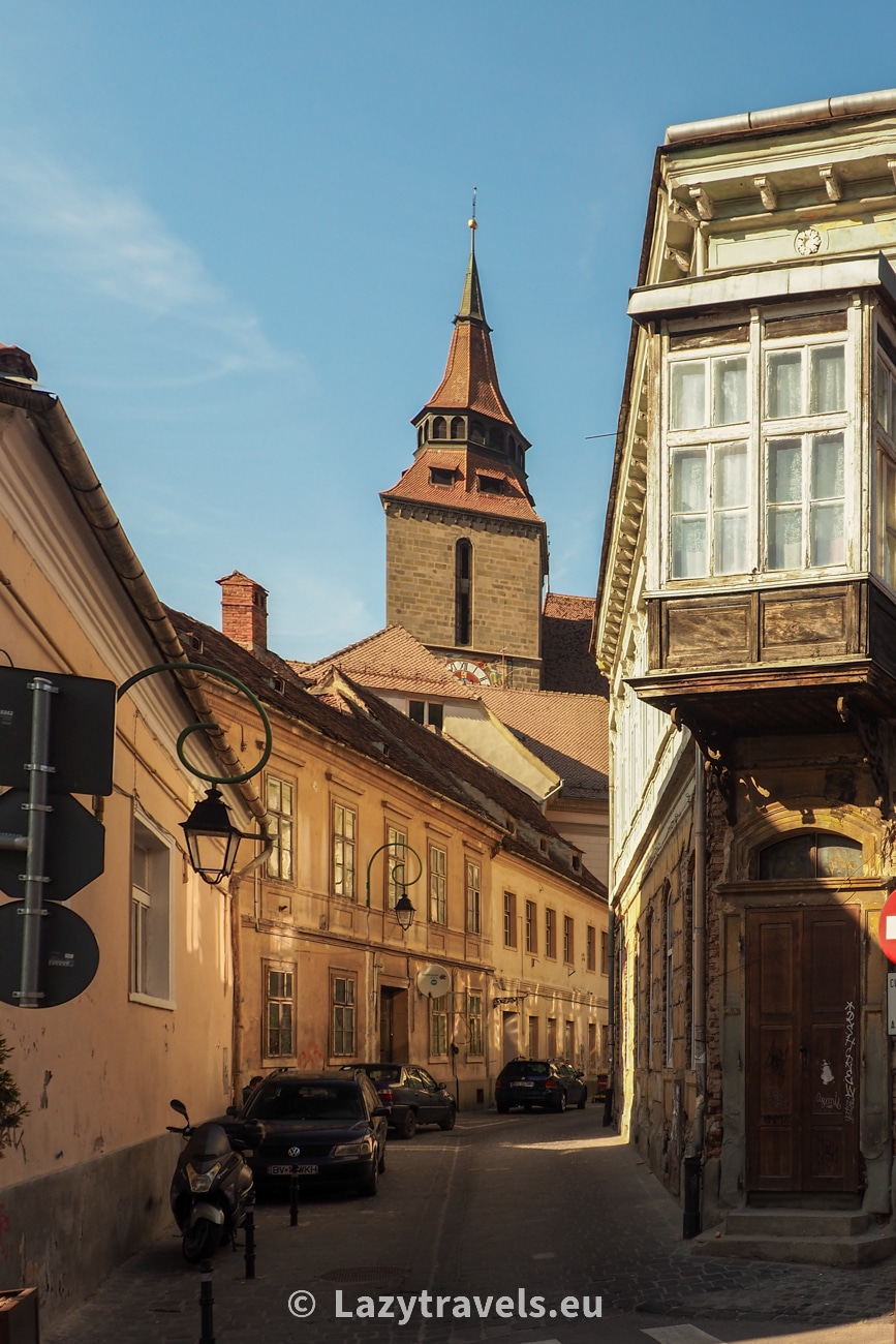 An old street in Brașov